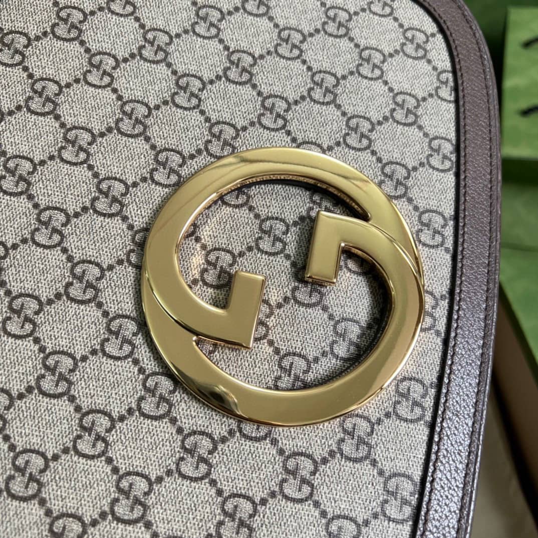 Gvc*1 Blondie Medium GG Svp*me Canvas 699210 Replica Crossbody Bag