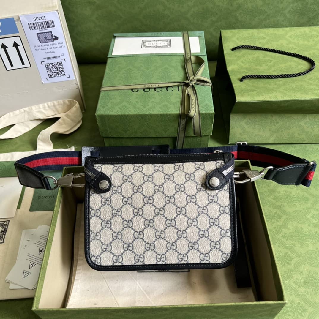 Gvc*1 Messenger Bag With Interlocking G 674164 Replica