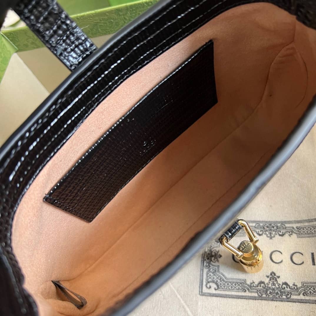 Gvc*1 Jackie 1961 Mini Shoulder Bag Black 675799 Replica