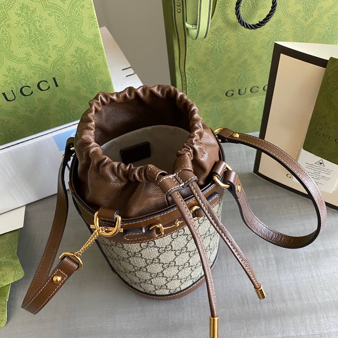 Gvc*1 Horsebit 1955 Small Bucket Bag Replica 637115