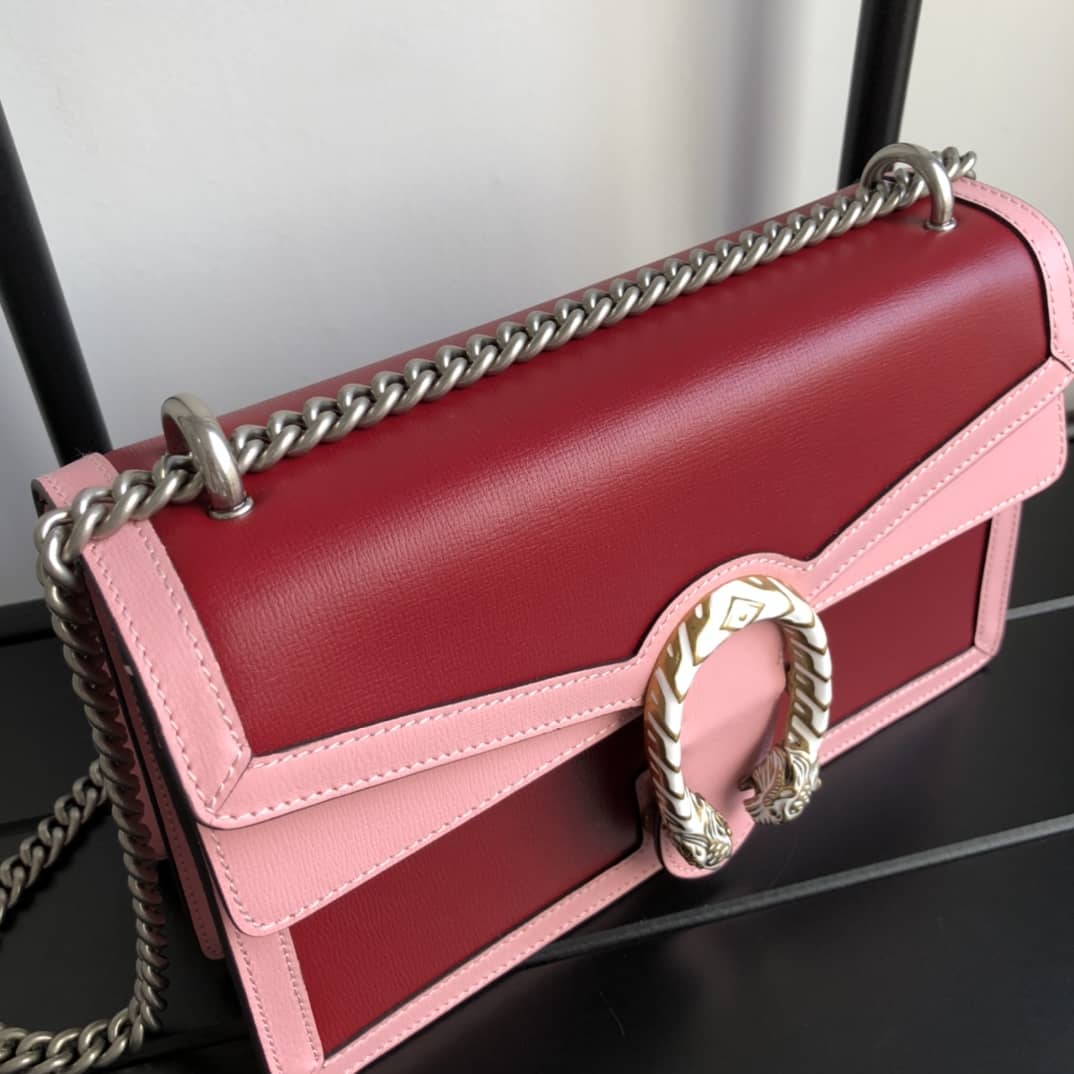 Gvc*1 GG Svp*me Dionysus Chain Shoulder Bag Replica Red 400249