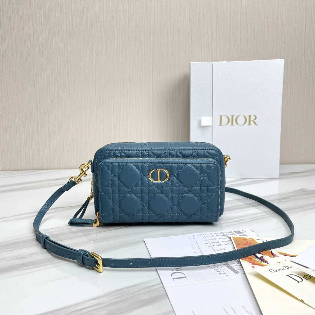 Chr1st1an D10r Caro Double Calfskin Pouch