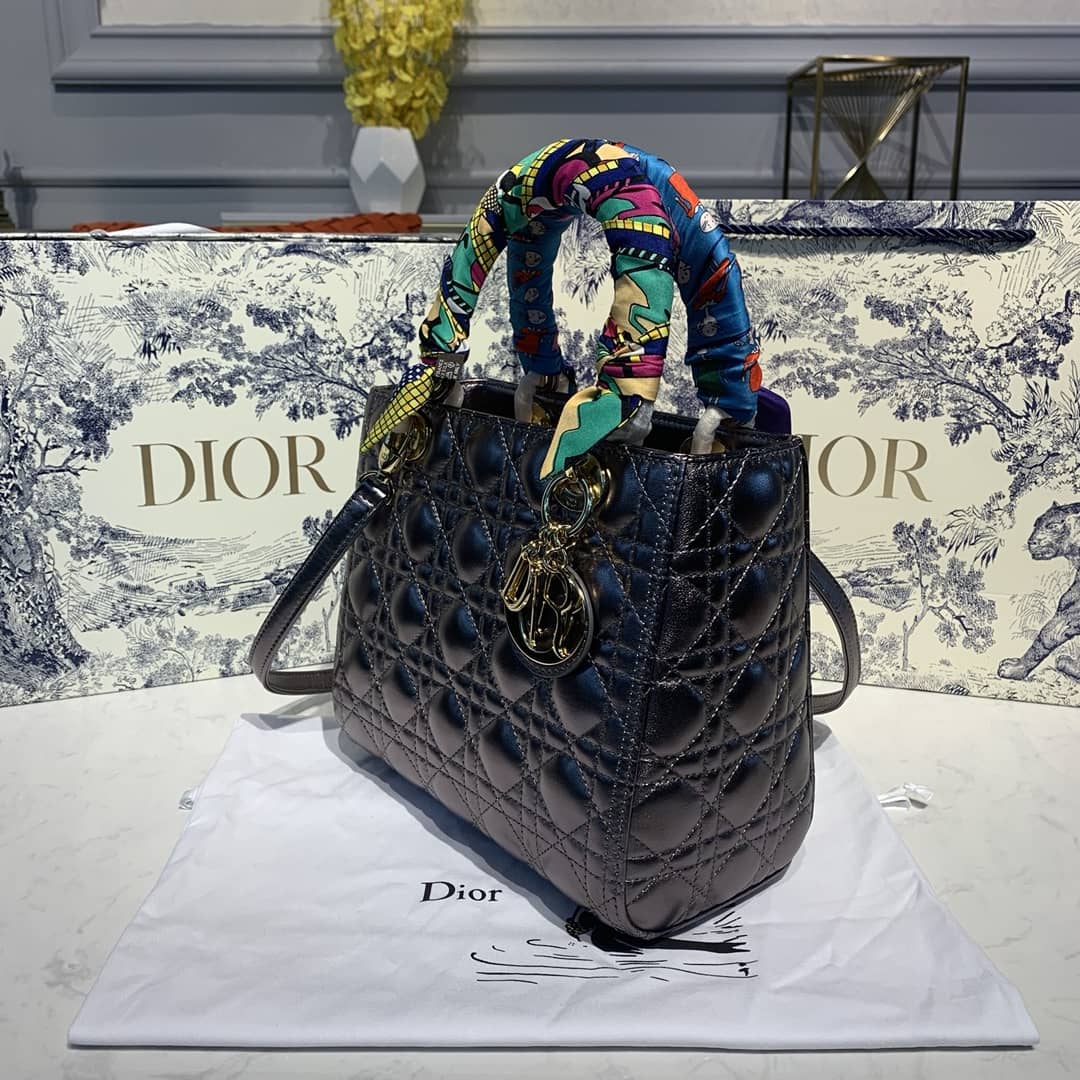 Chr1st1an D10r Lady D10r 24CM Replica Bag