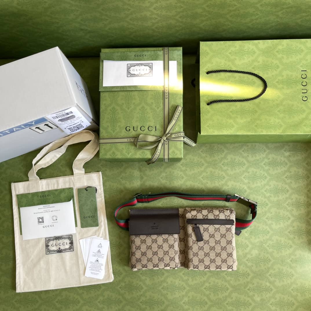 Gvc*1 GG Canvas Waist Crossbody Belt Bag Replica 28566