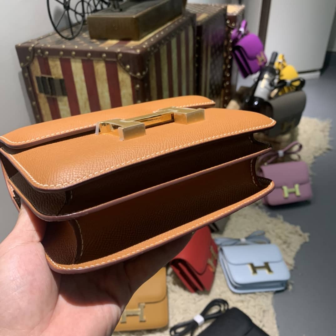 H**me5 Replica Constance Bag 18CM Epsom Leather