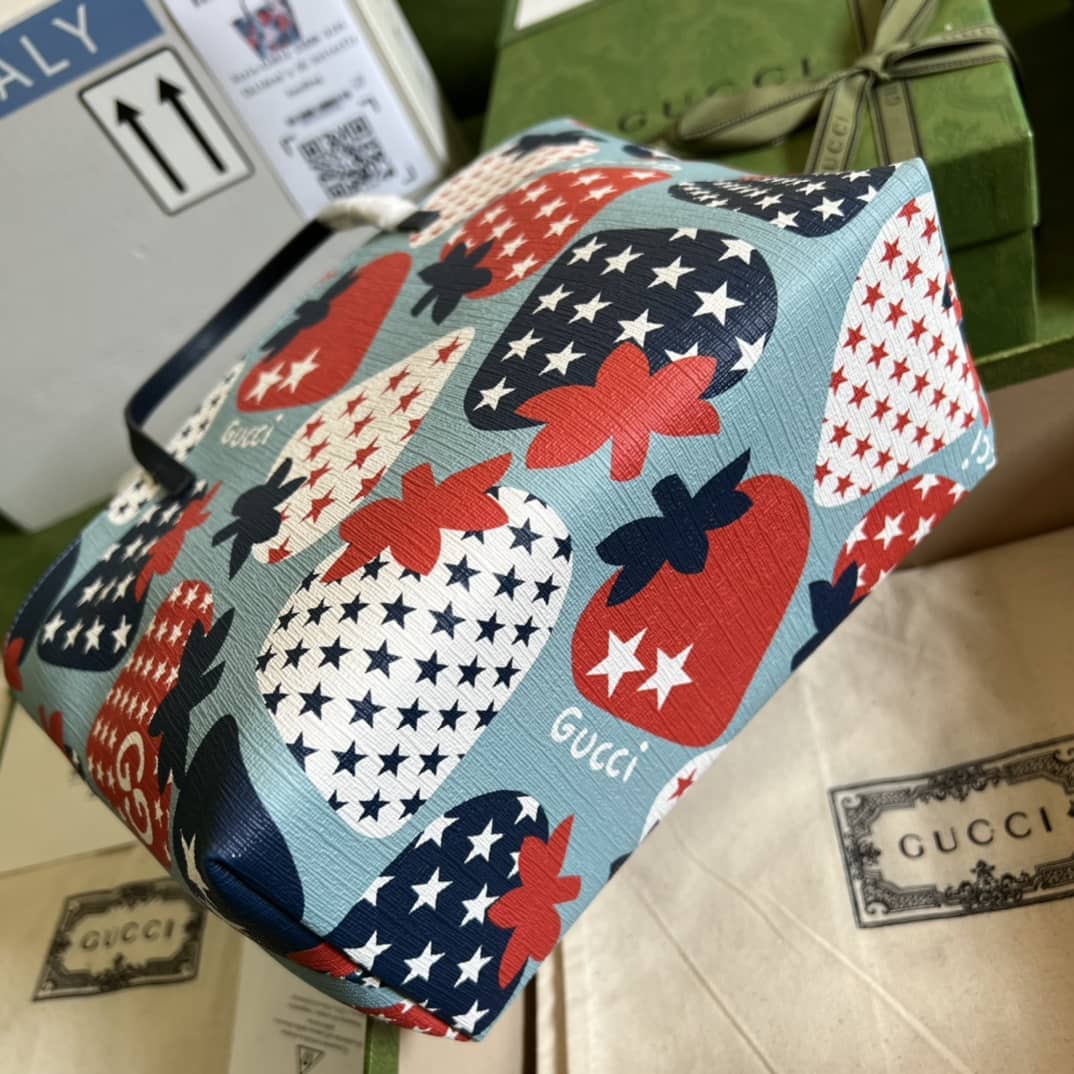 Gvc*1 Children Strawberry Star Print Tote 410812 Replica Bag