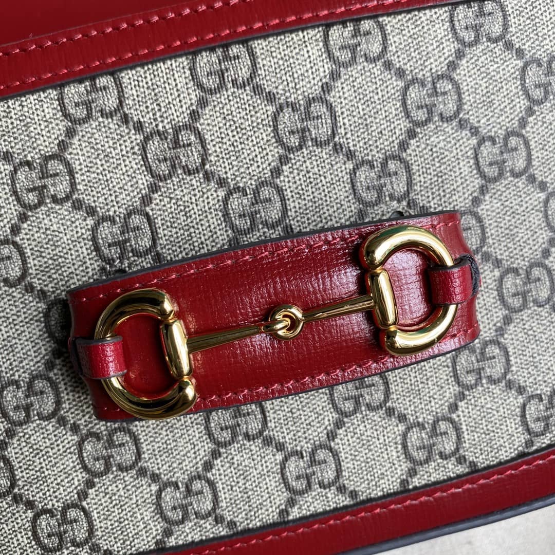 Gvc*1 1955 Horsebit Svp*me GG Canvas Mini Shoulder Bag Replica 658574
