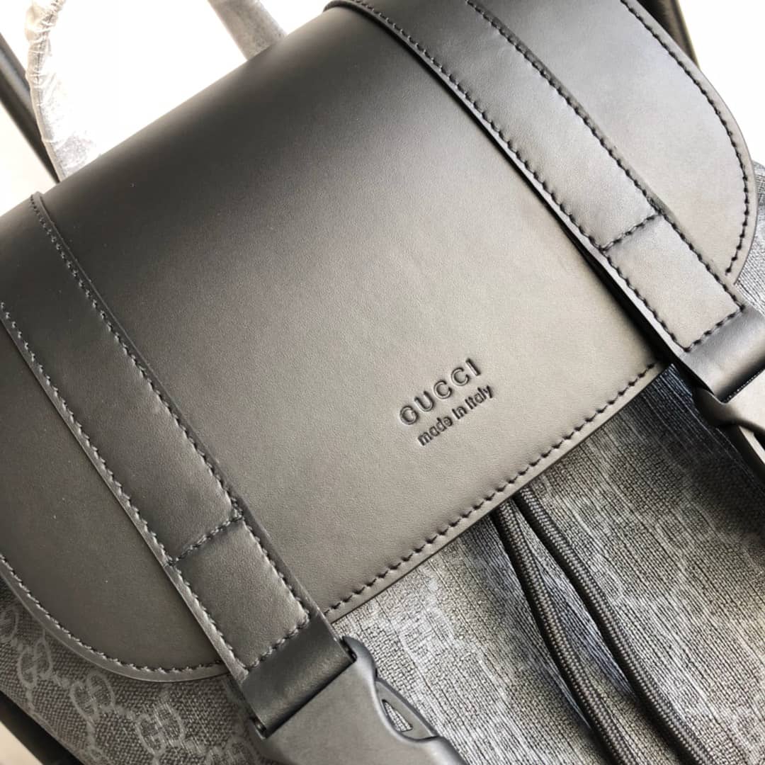 Gvc*1 Soft GG Svp*me Canvas Backpack Replica Black 450958