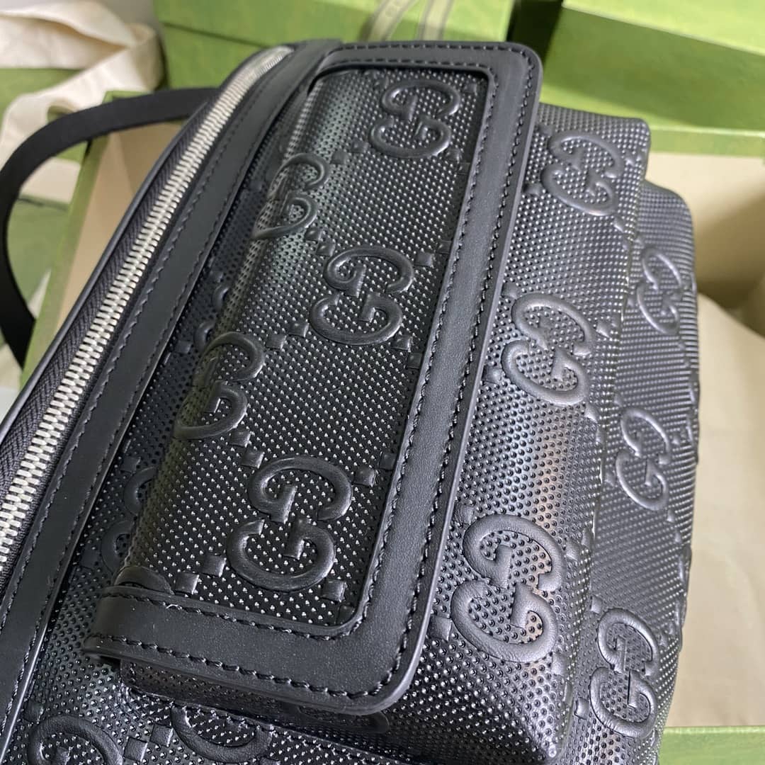 Gvc*1 GG Embossed Leather Belt Bag Bumbag Replica 645093