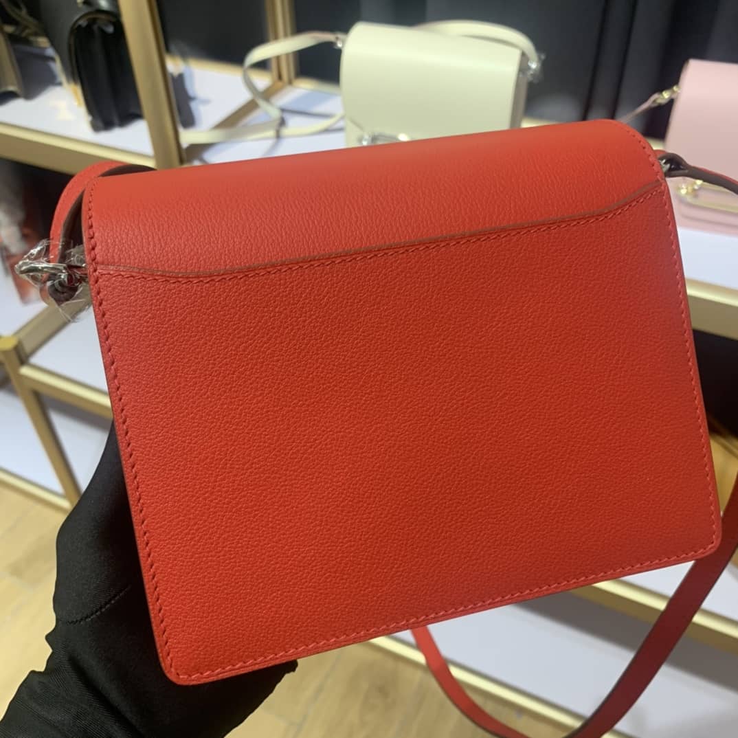 H**me5 Roulis Mini Sac Evercolor Calfskin Leather Crossbody Bag