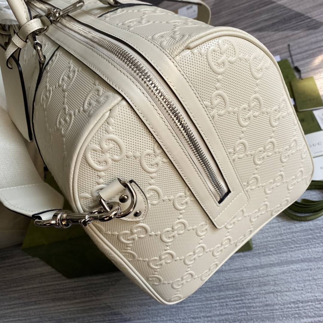 Gvc*1 GG Embossed Duffle Bag Replica 625768