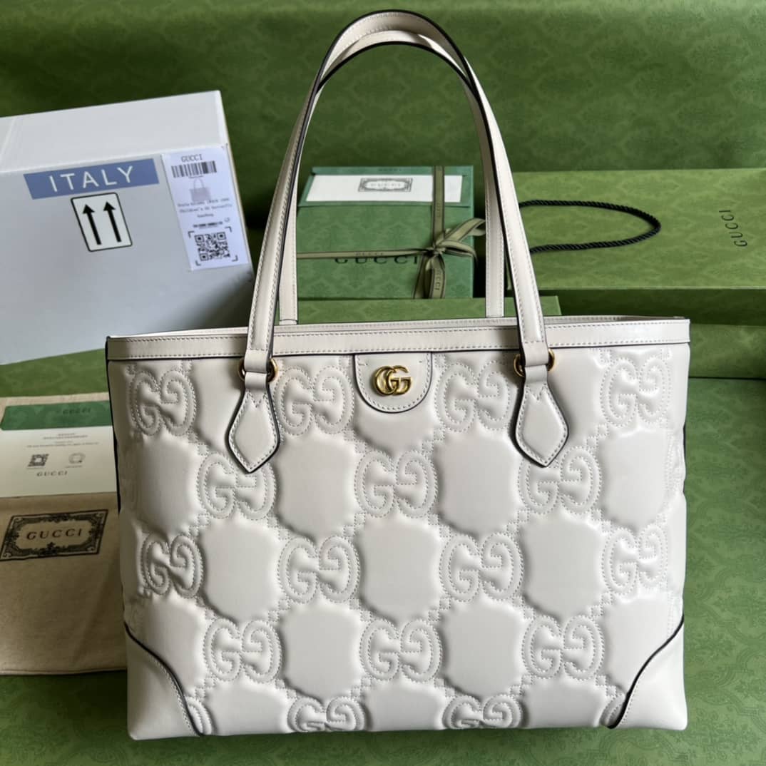 Gvc*1 GG Matelassé Leather Medium Tote Bag 631685 Replica