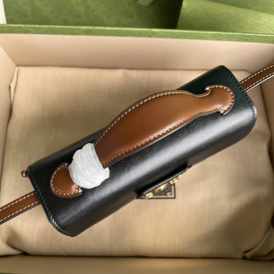 Gvc*1 Padlock GG Svp*me Canvas Top Handle Mini Bag Replica 652683