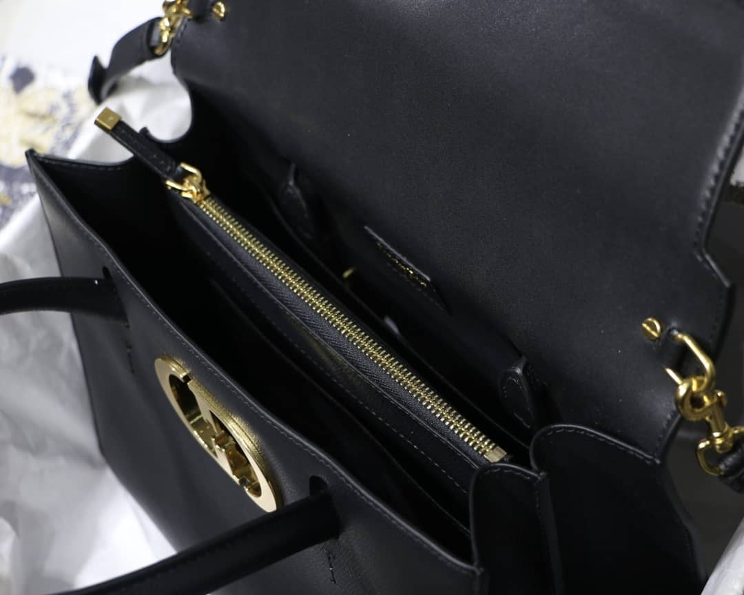 Chr1st1an D10r Box Calfskin Large St. Honore Tote