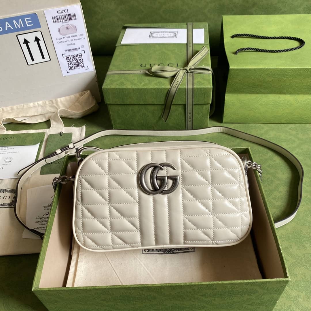 Gvc*1 Marmont Dupe GG Small Matelassé Shoulder Bag Replica 447632