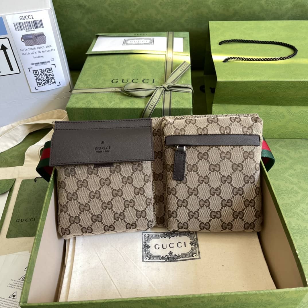 Gvc*1 GG Canvas Waist Crossbody Belt Bag Replica 28566
