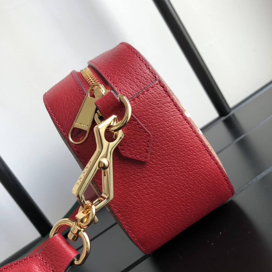Gvc*1 Svp*me Canvas Camera Bag Replica Red 574886