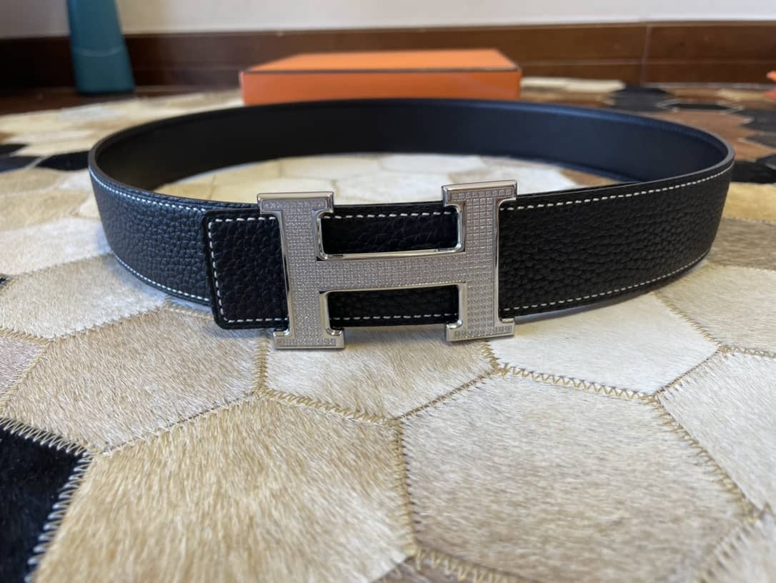Knockoff H**me5 Logo Belt 38mm