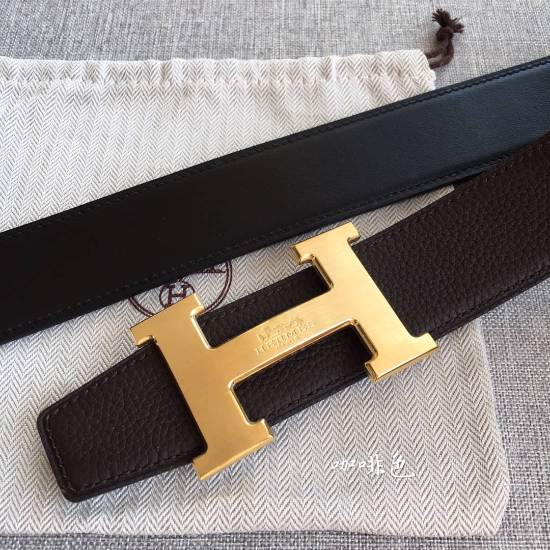 7 Star H**me5 Leather Belt 38mm