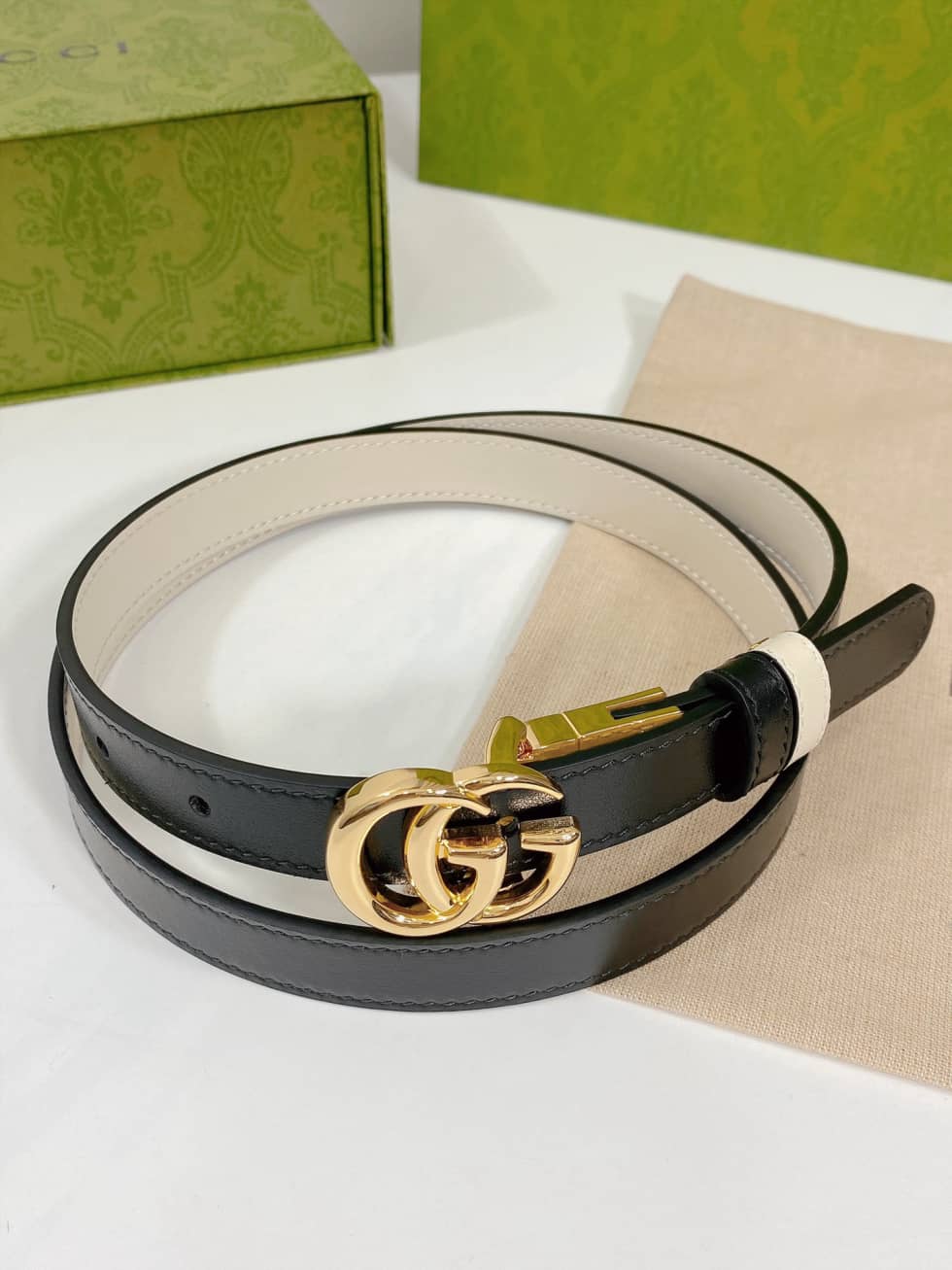 Gvc*1 Belt First Copy 20mm For Lady