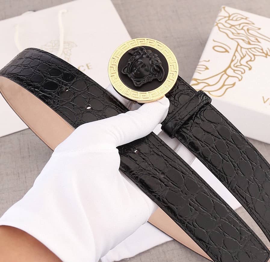 7 Star Versace Leather Belt 40mm