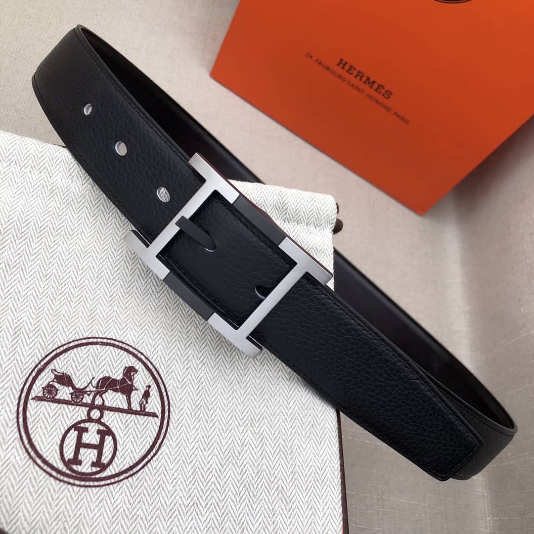 7 Star H**me5 Leather Belt 32mm