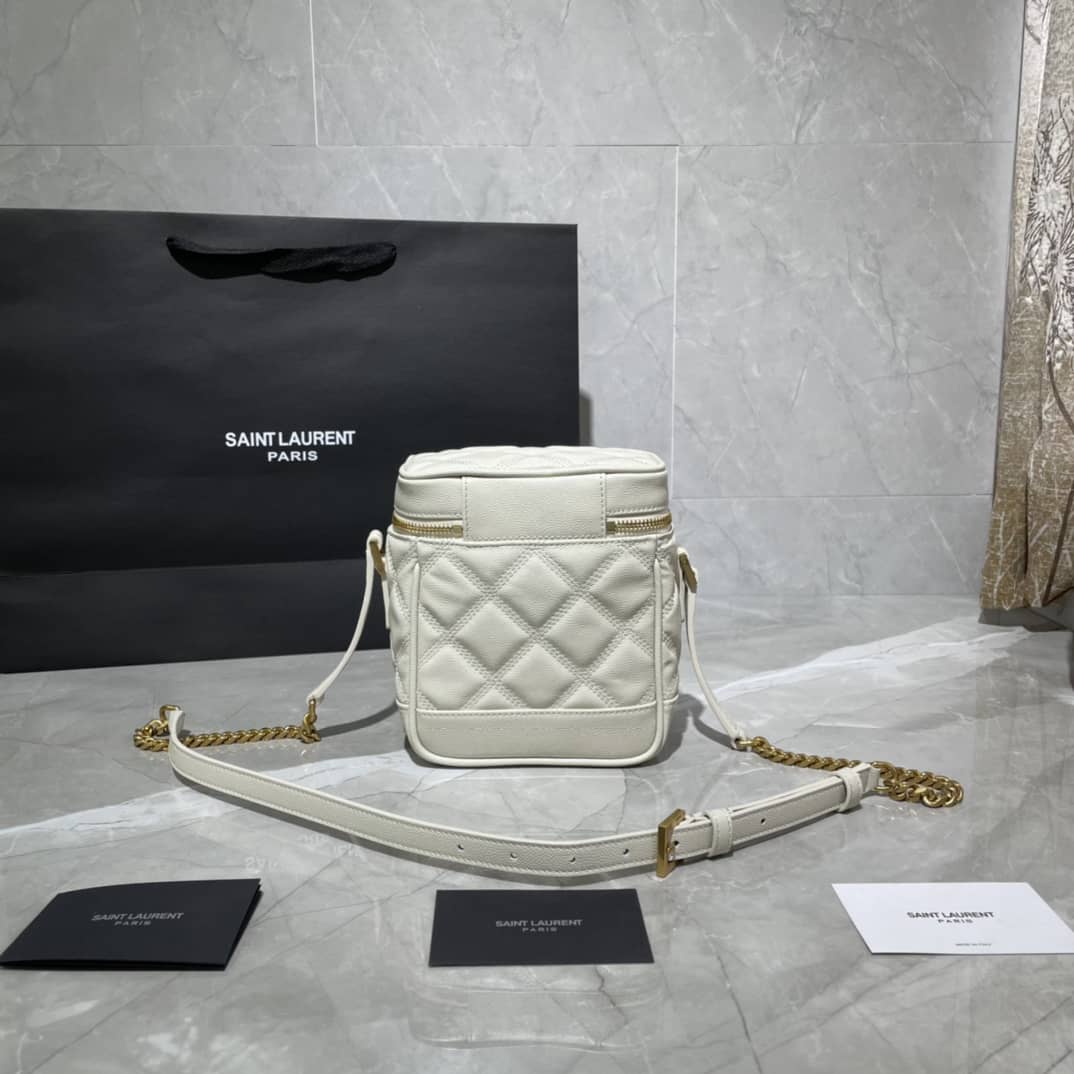 Y51 Replica 80s Carré-Quilted Vanity Replica Bag