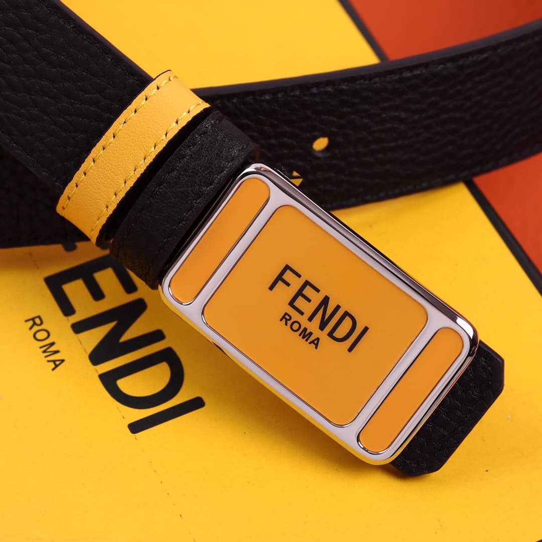 7 Star F**di Leather Belt 30mm