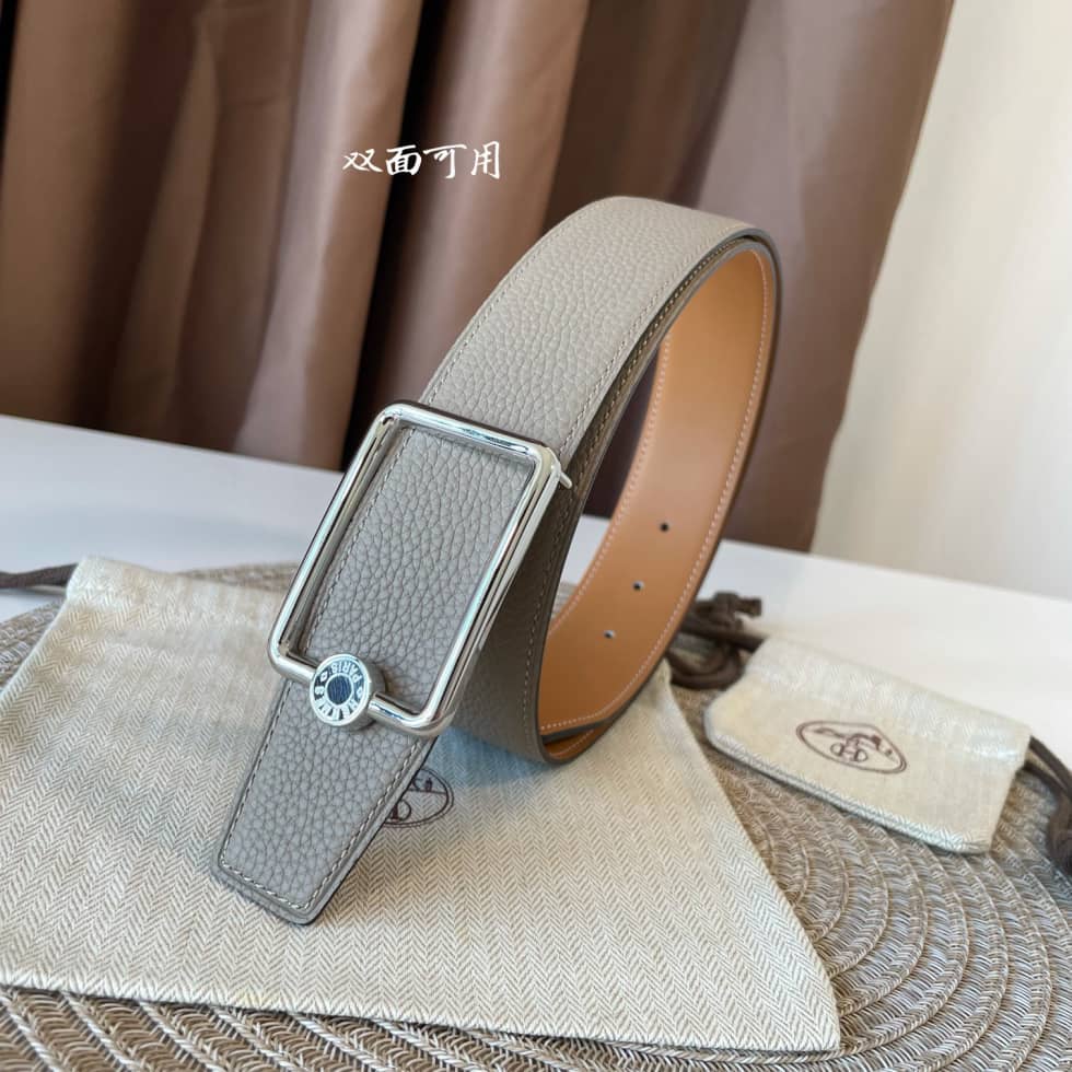 Knockoff H**me5 Logo Belt 38mm