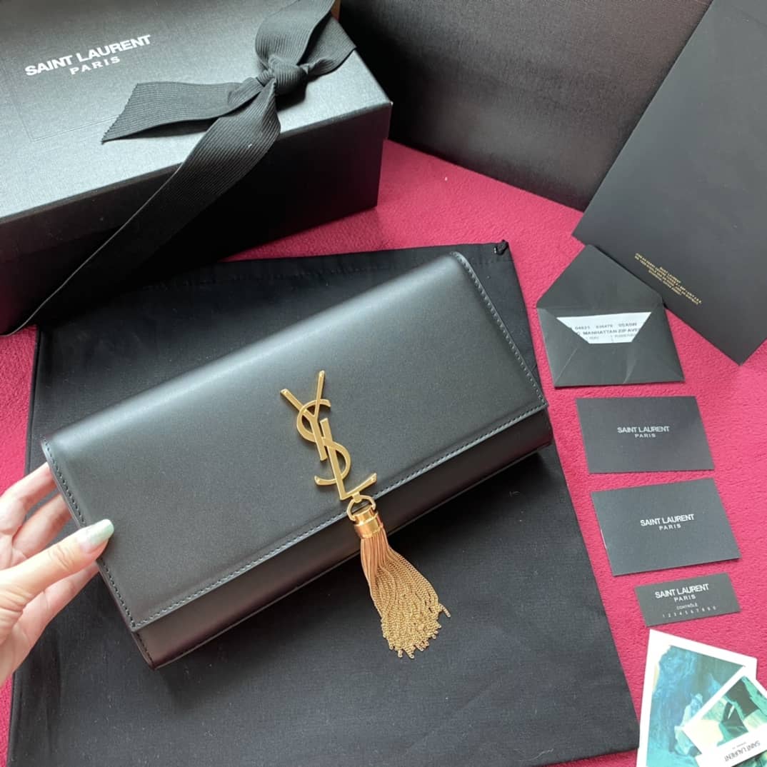 Y51 Clutch Replica Kate Smooth Leather