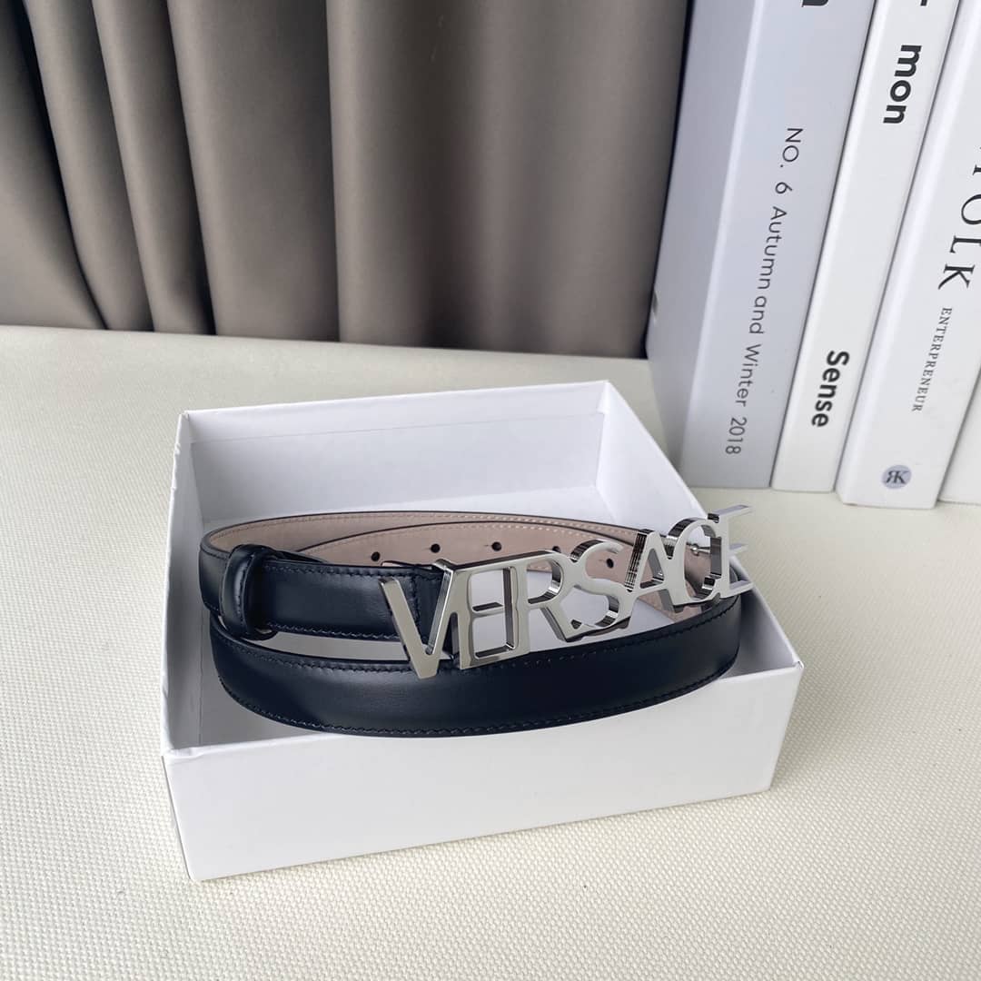 Fake Versace Logo Belt 20mm For Lady