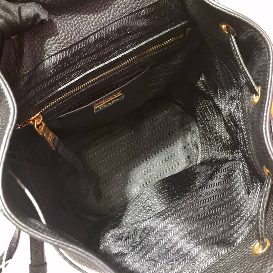Pra*a Backpack Dupe Calf Leather Leather