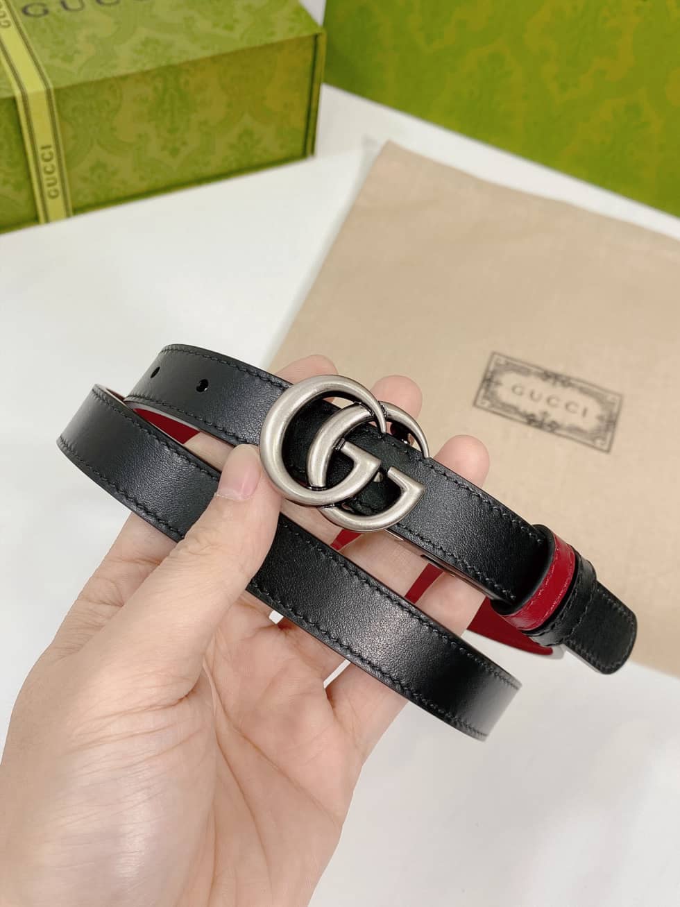 Knockoff Gvc*1 Logo Belt 20mm For Lady