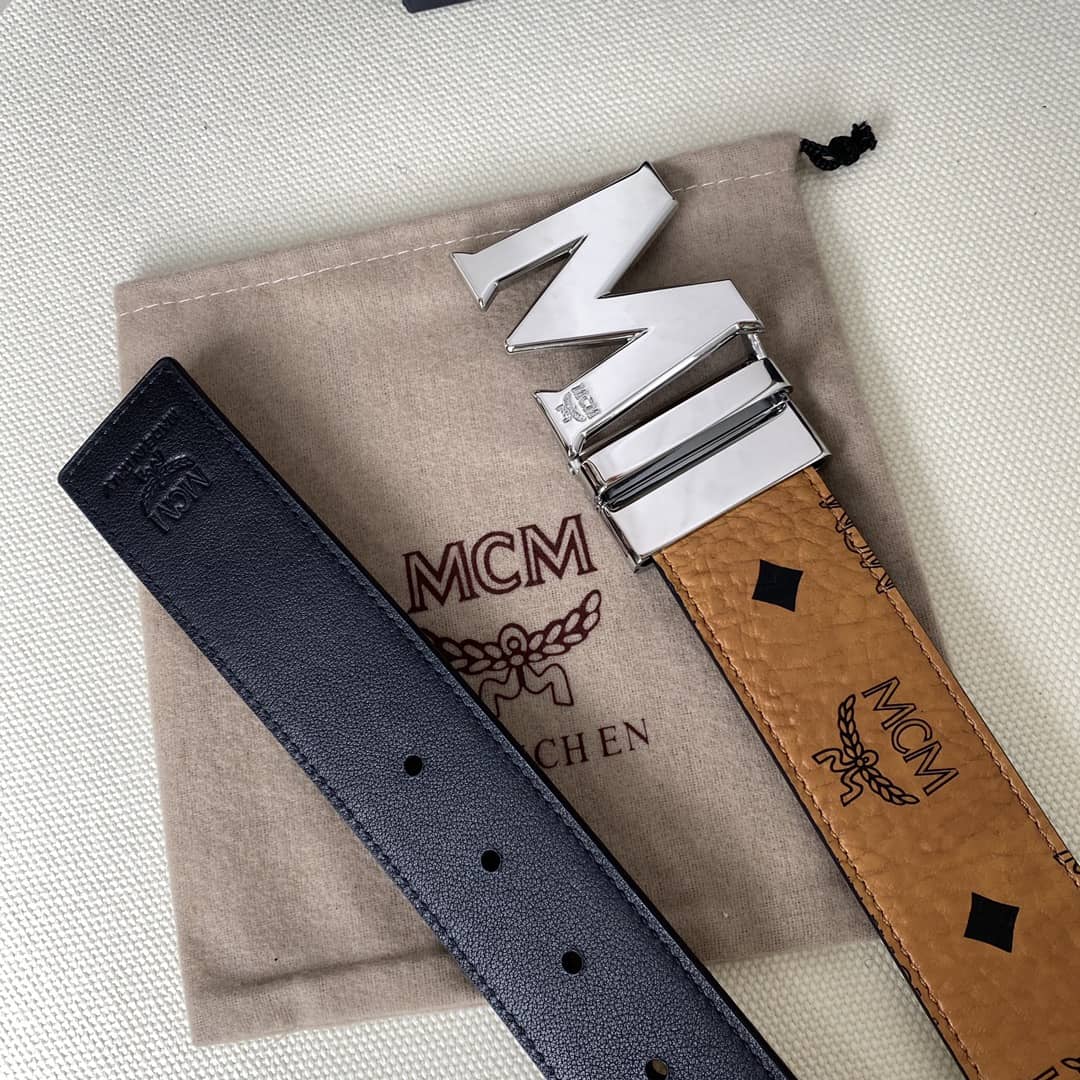 Replica Unisex MCM Buckle Belt 40mm