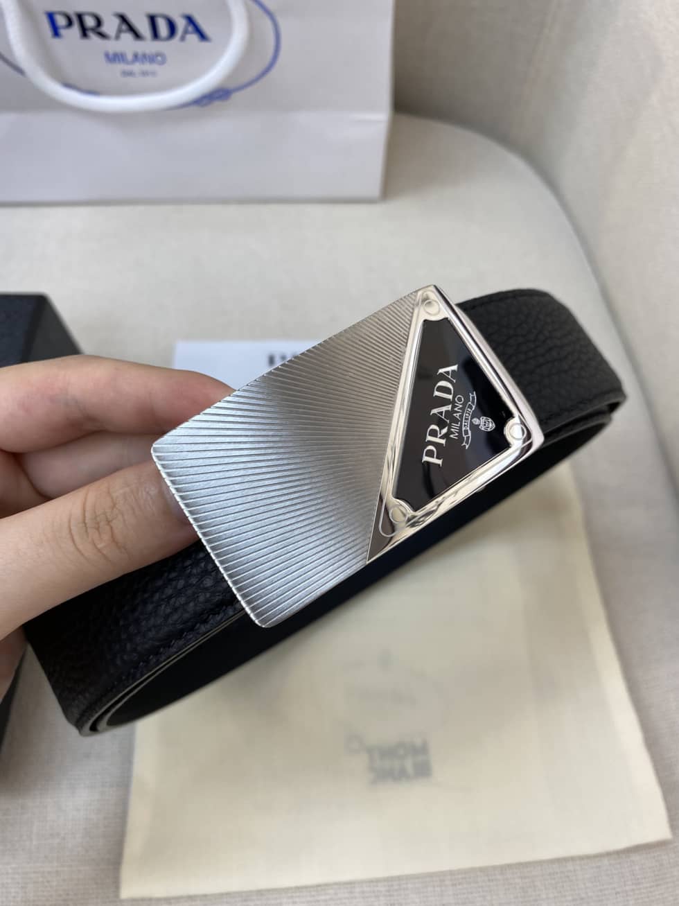 Pra*a Belt For Sale 34mm