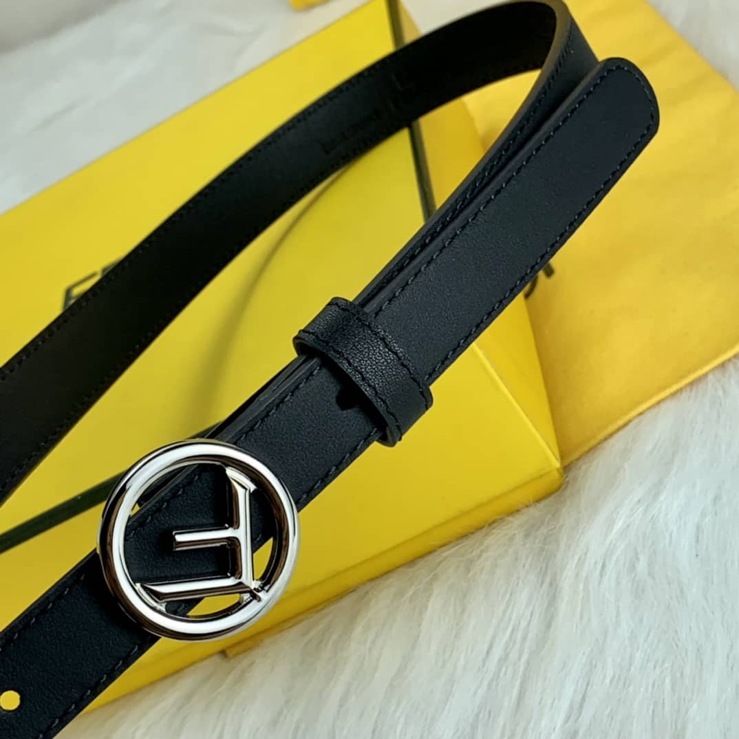 Knockoff F**di Logo Belt 20mm For Lady