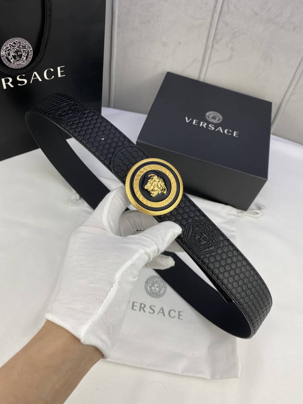 Designer Versace Classic Belt 40mm