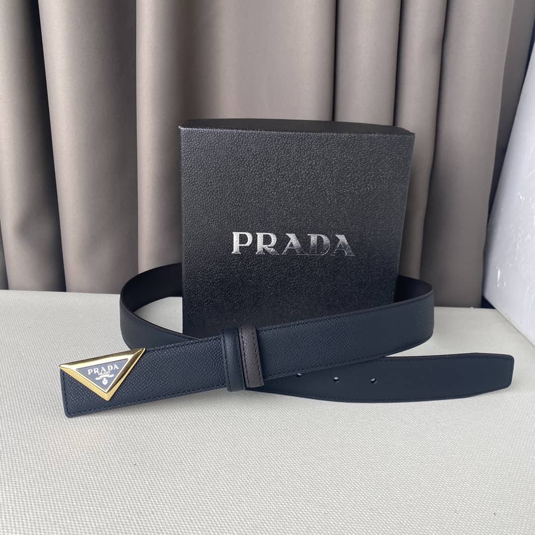 7 Star Pra*a Leather Belt 35mm
