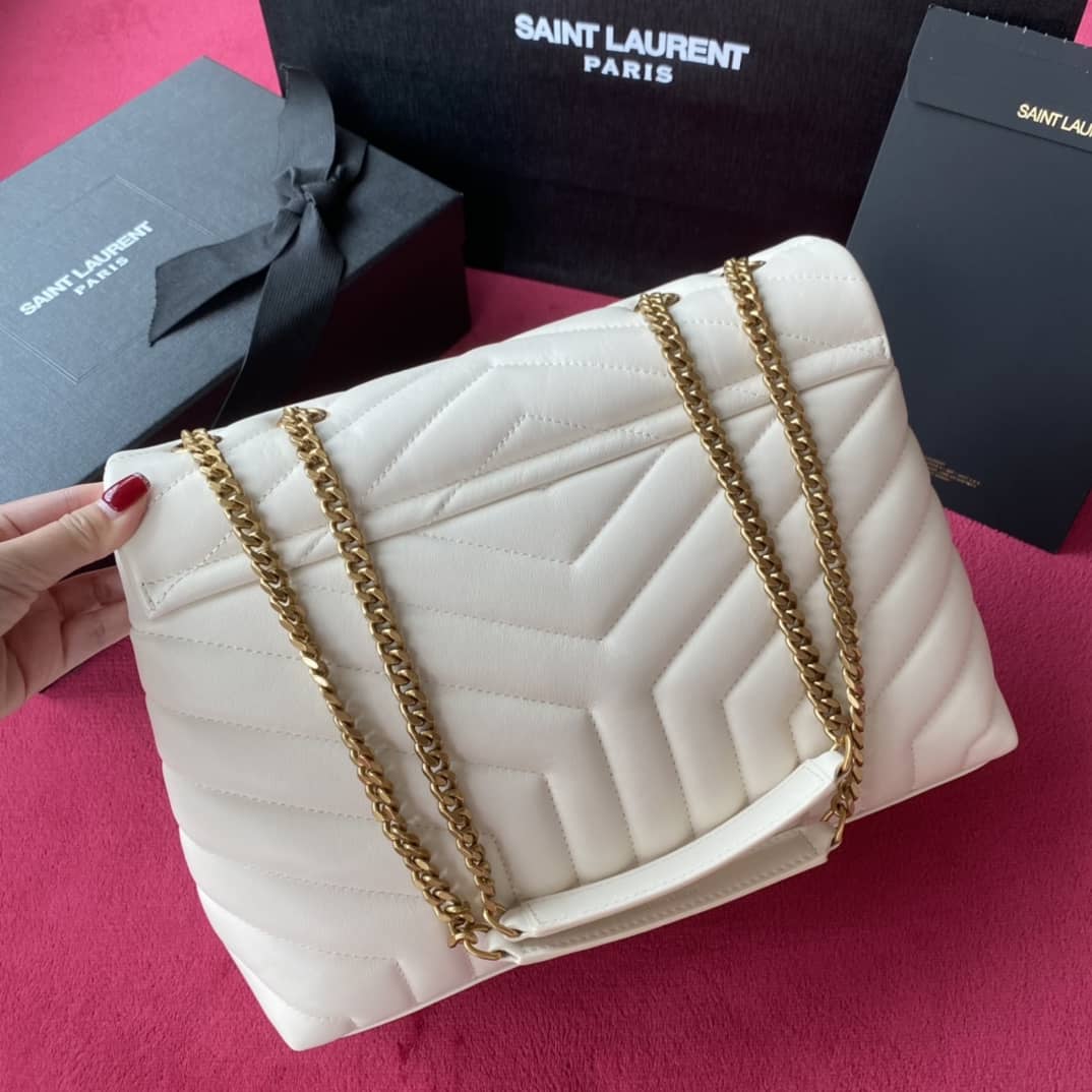 Y51 Loulou Medium Quilted “Y” Leather Replica Bag