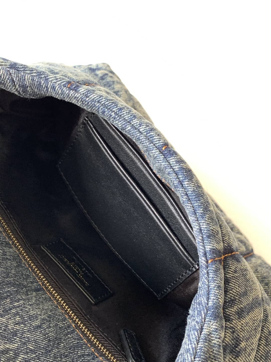 Y51 Dupes Bags Sa1nt Lau*nt Loulou Denim Shoulder Bag