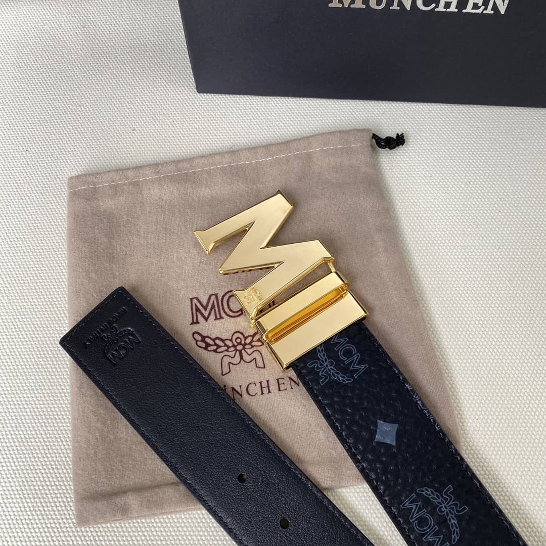 Wholesale Unisex MCM Logo Belt 40mm