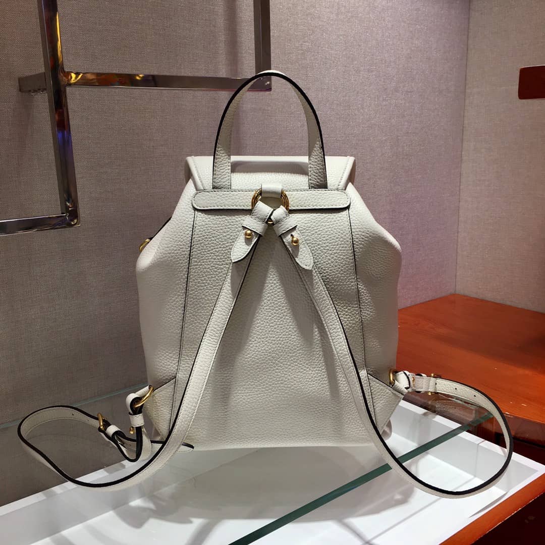 Pra*a Backpack Dupe Calf Leather Leather