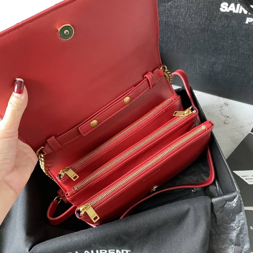 Y51 Dupes Bags Sa1nt Lau*nt Y51 Replica Pouch Shoulder Bag
