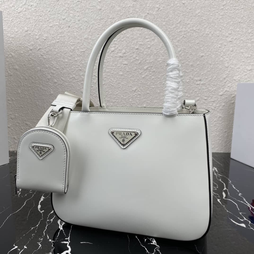 Pra*a Leather Replica Tote