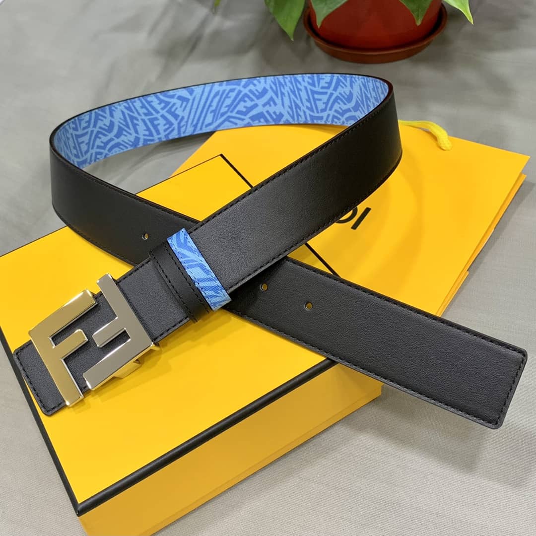 7 Star F**di Leather Belt 40mm