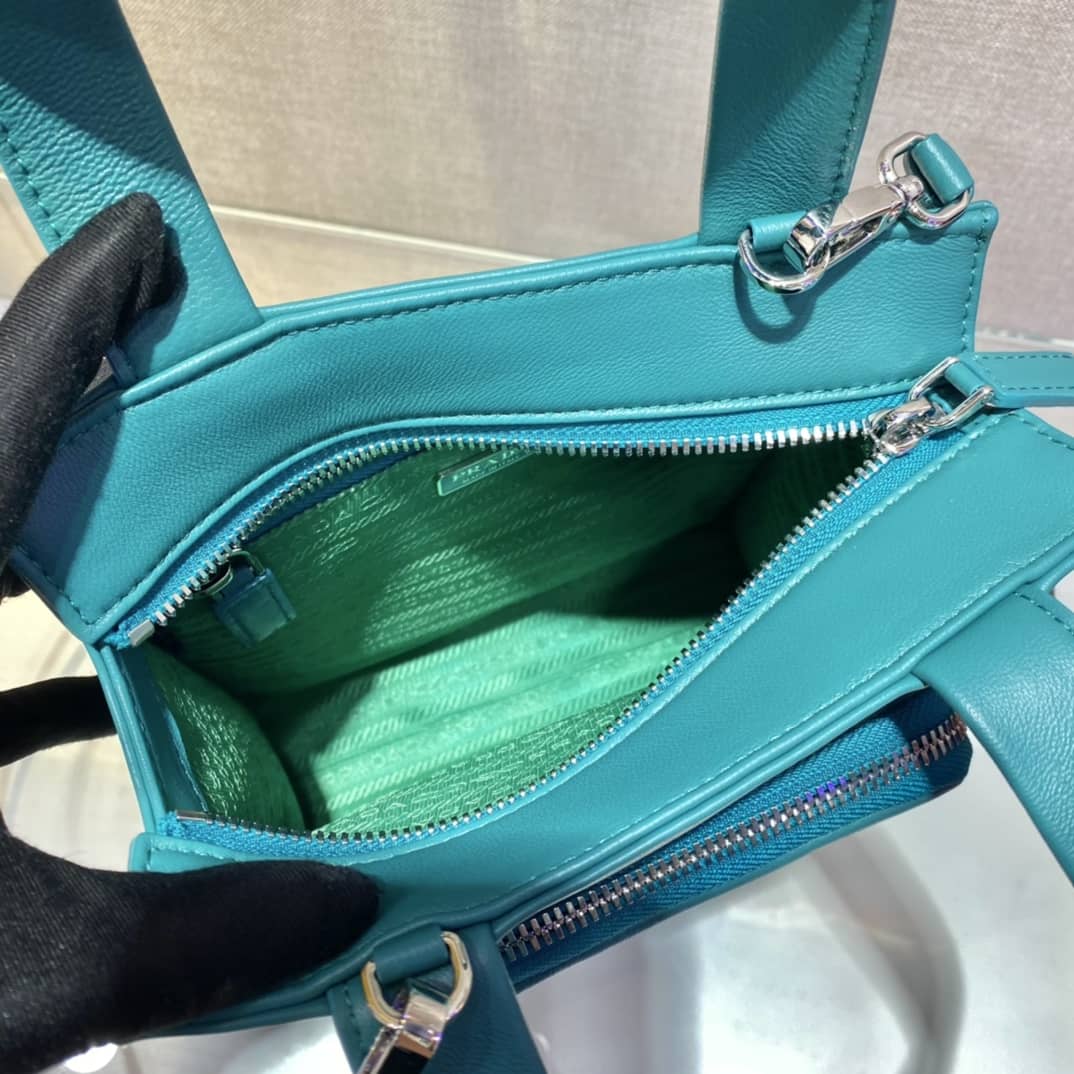 Pra*a Nappa Leather Replica Tote