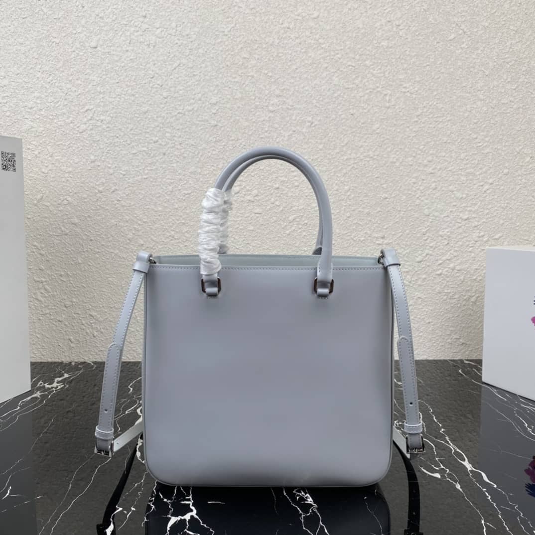 Pra*a Raffia Tote Dupe Womens Brushed Leather Replica Tote