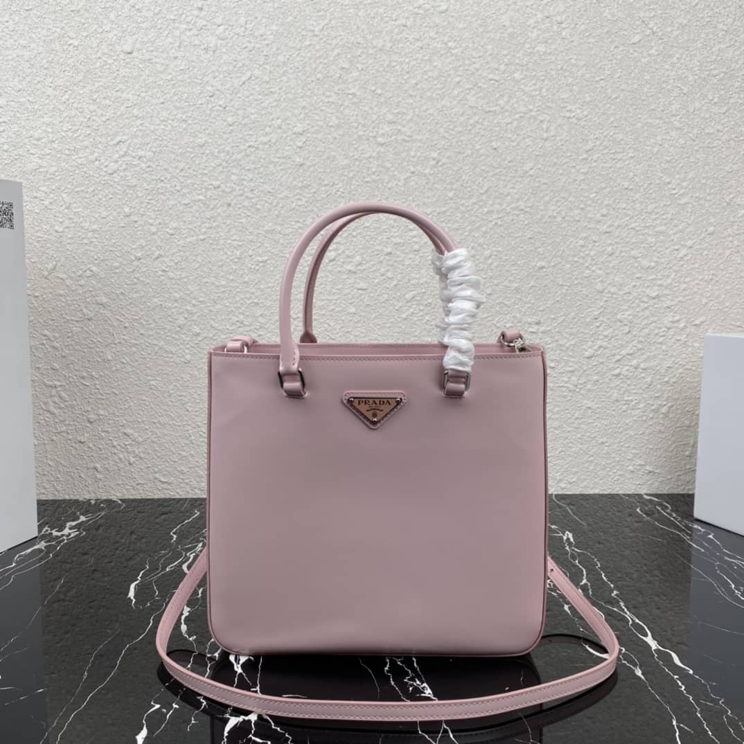 Pra*a Raffia Tote Dupe Womens Brushed Leather Replica Tote