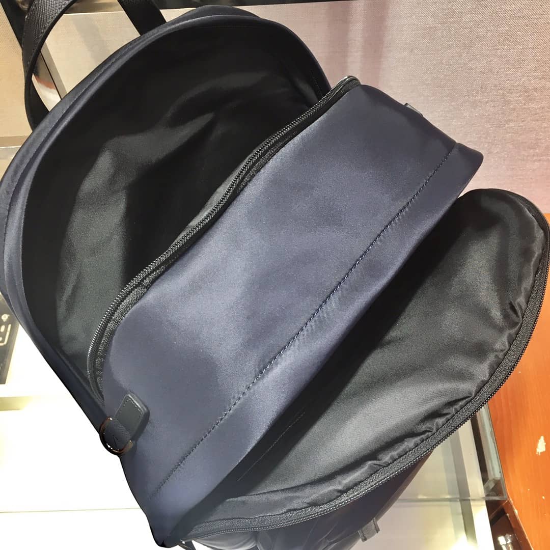 Pra*a Backpack Dupe Nylon Saffiano Leather