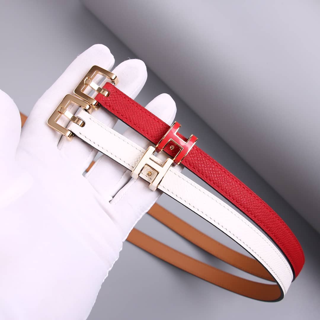 Knockoff H**me5 Logo Belt 15mm For Lady